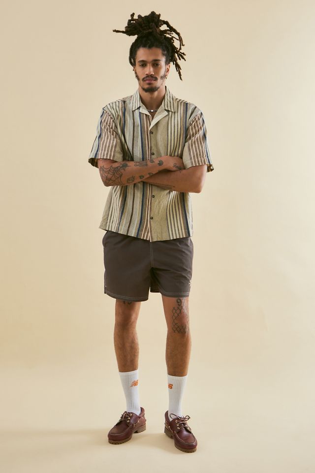 BDG Chocolate Star Logo Swim Shorts  #4