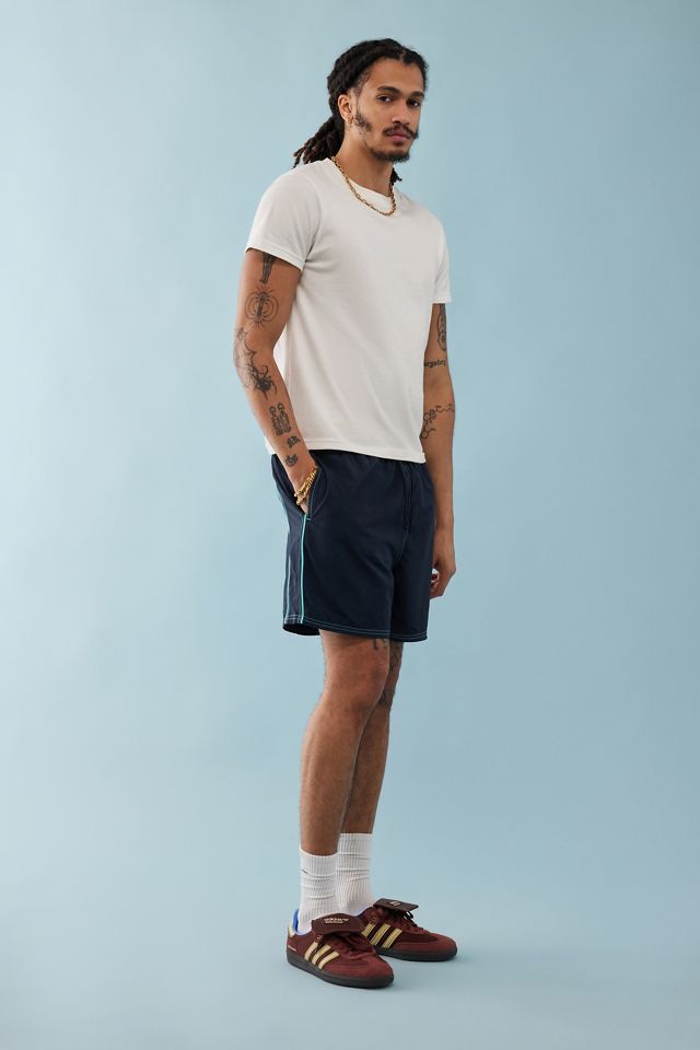 iets frans... Navy Retro Swim Shorts #2