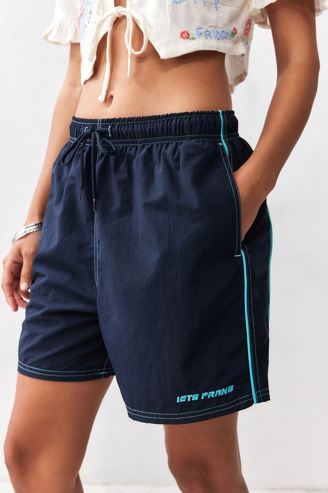 iets frans... Navy Retro Swim Shorts #3