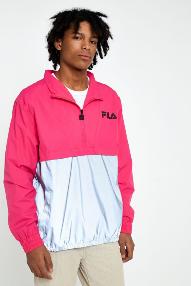 Fila windbreaker outlet pink