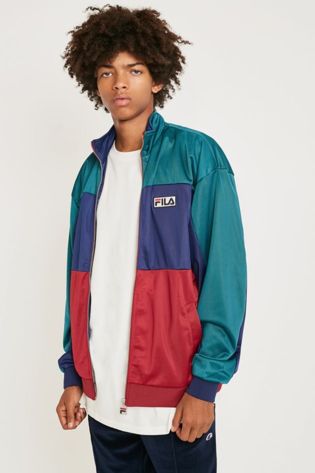 Fila colour block full zip wind jacket on sale