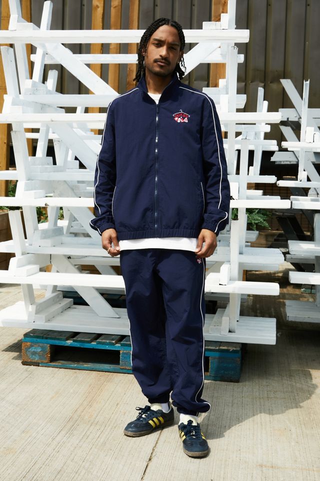 FILA x Dukes Cupboard Navy Nylon Track Jacket #2