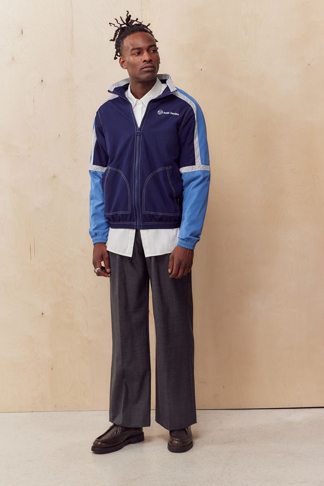 Sergio Tacchini Maritime Blue Latore Jacket | Urban Outfitters UK