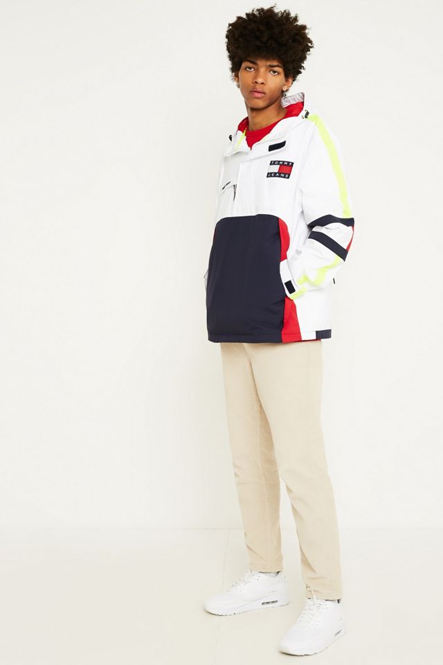 Tommy Jeans '90s White Sailing Jacket | Urban Outfitters UK