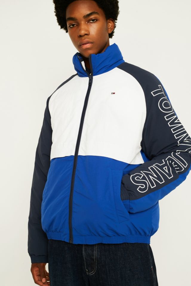 Tommy jeans white on sale windbreaker