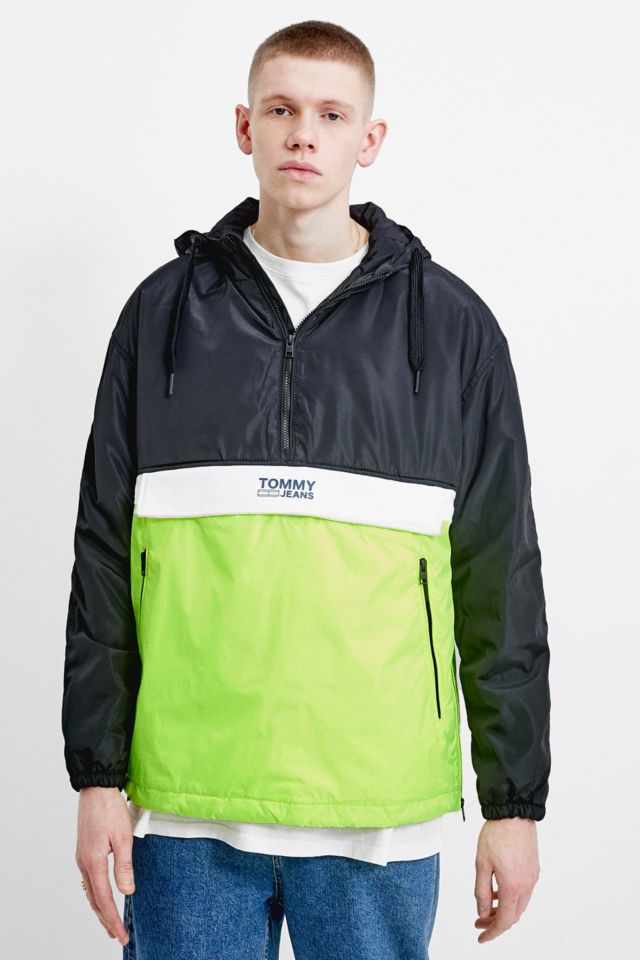 Tommy jeans colorblock popover hot sale jacket