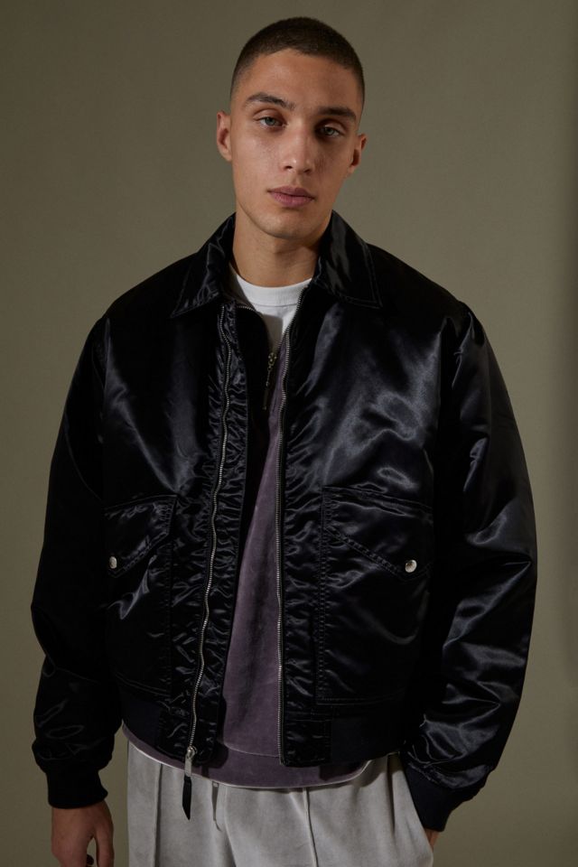 Standard Cloth Satin Bomber Jacket | Urban Outfitters UK