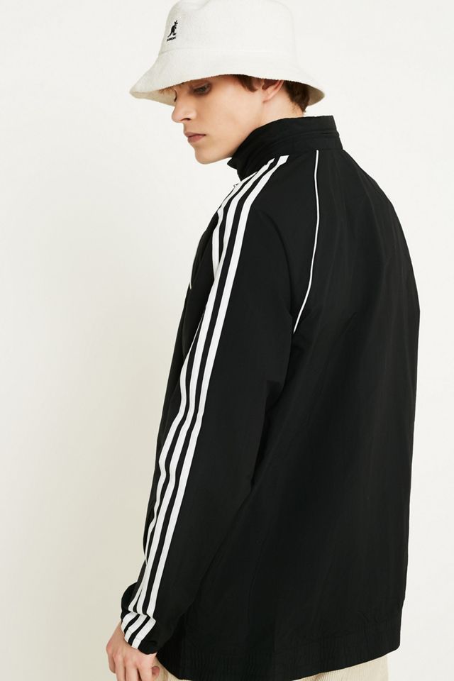 adidas Black Superstar Windbreaker Jacket #4