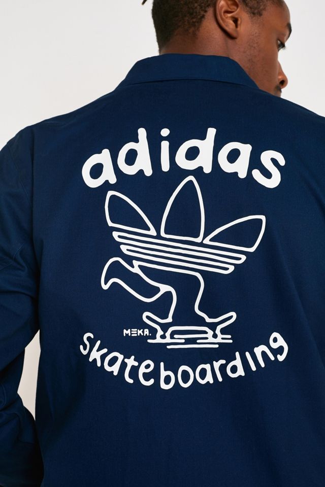 adidas Anky Navy Coach Jacket #4