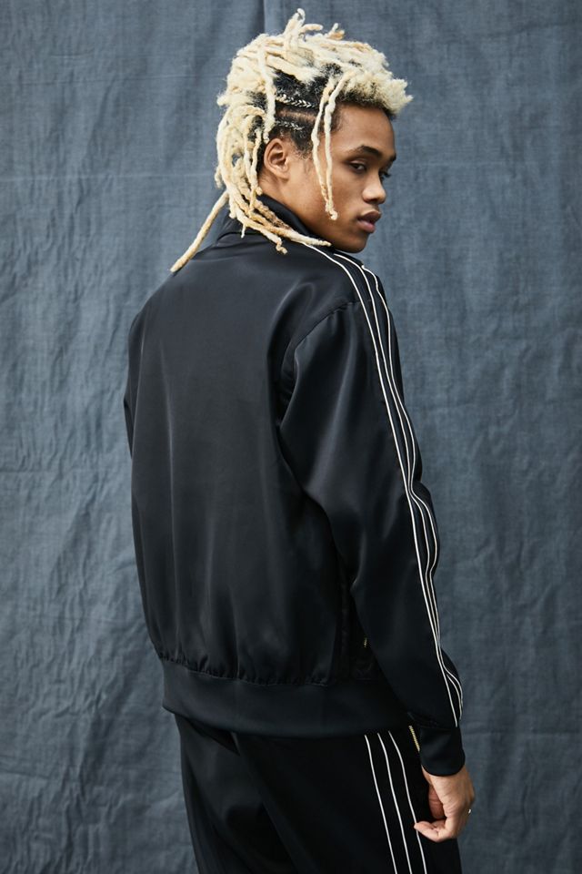 adidas Nero SPRT Firebird Satin Track Top #2