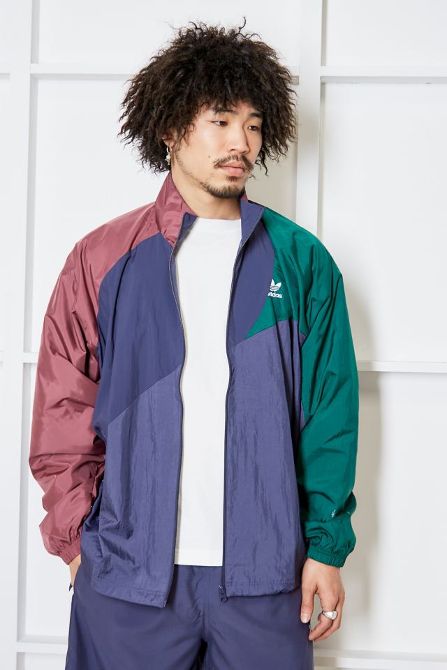 Adidas block best sale track jacket