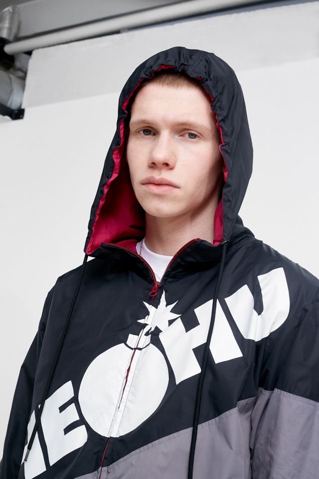 The Hundreds Tilt Logo Black and Pink Jacket  #3
