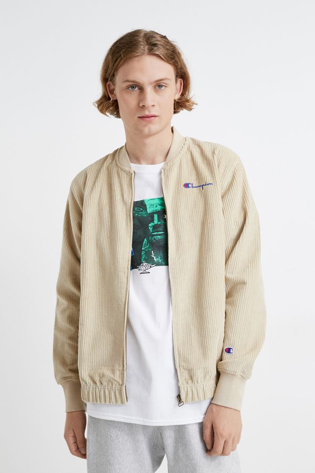 Champion Sand Corduroy Bomber Jacket #1