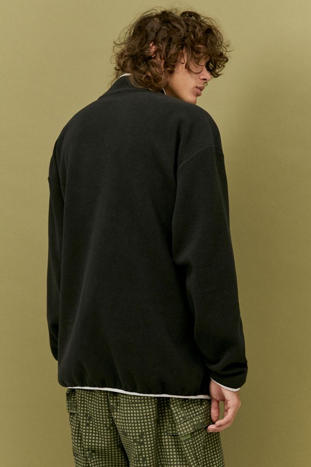 Champion Black Popover Polar Fleece Sweatshirt #3