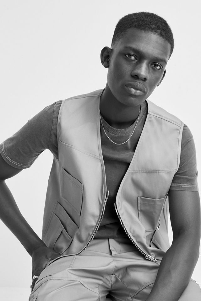The Ragged Priest Grey Utility Gilet #1