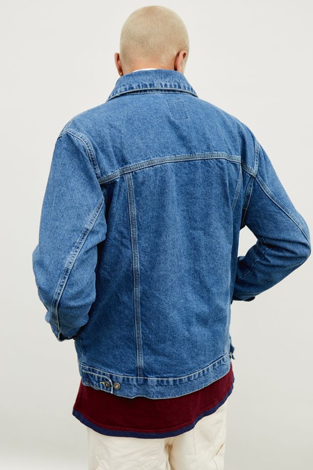 Kickers Blue Mid-Wash Denim Jacket | Urban Outfitters UK