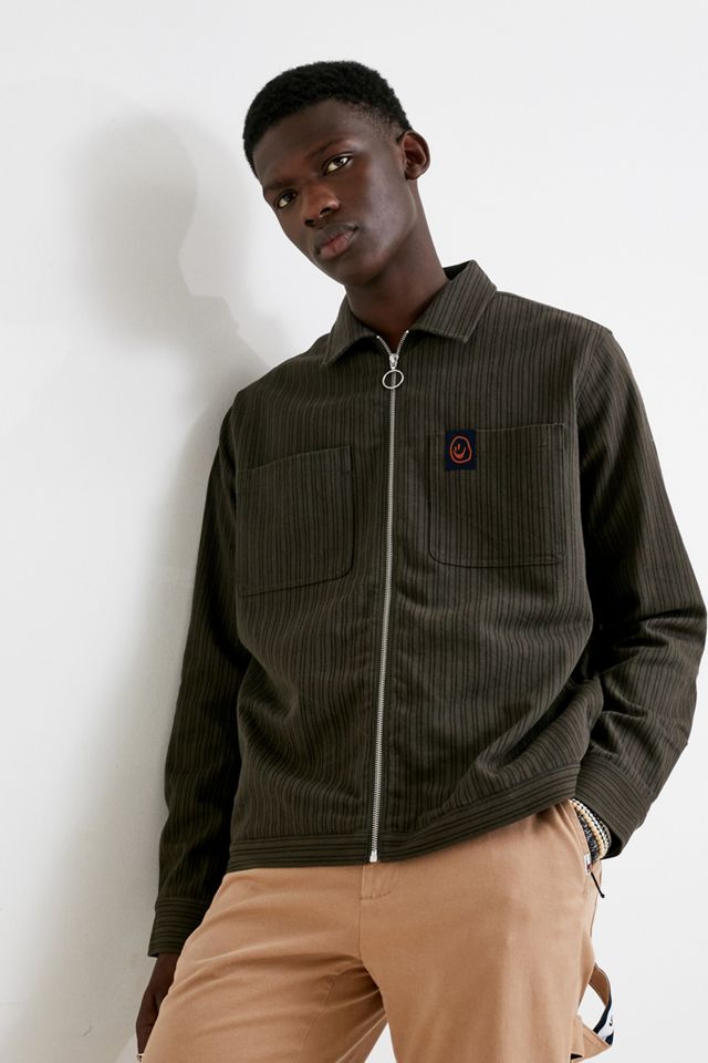 Lazy Oaf Khaki Pinstripe Giacca da lavoro #2