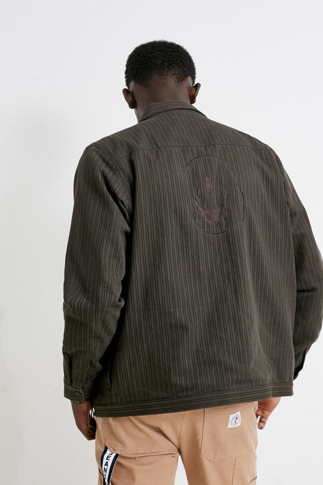 Lazy Oaf Khaki Pinstripe Giacca da lavoro #3