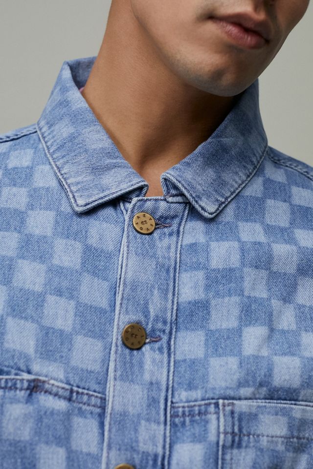 Lazy Oaf Checked Denim Jacket #1