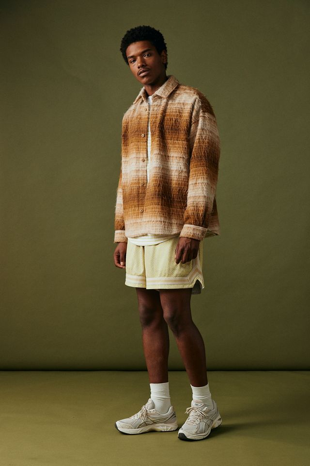 Standard Cloth Brown Shaggy Shirt Jacket  #2