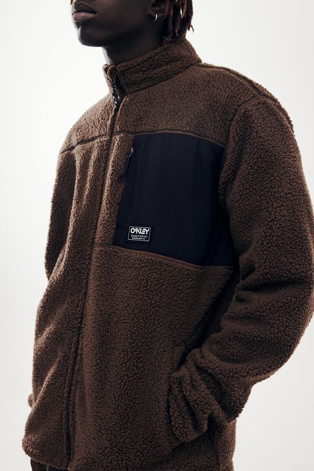 Felpa Oakley Brown Mountain Fire Sherpa  #2