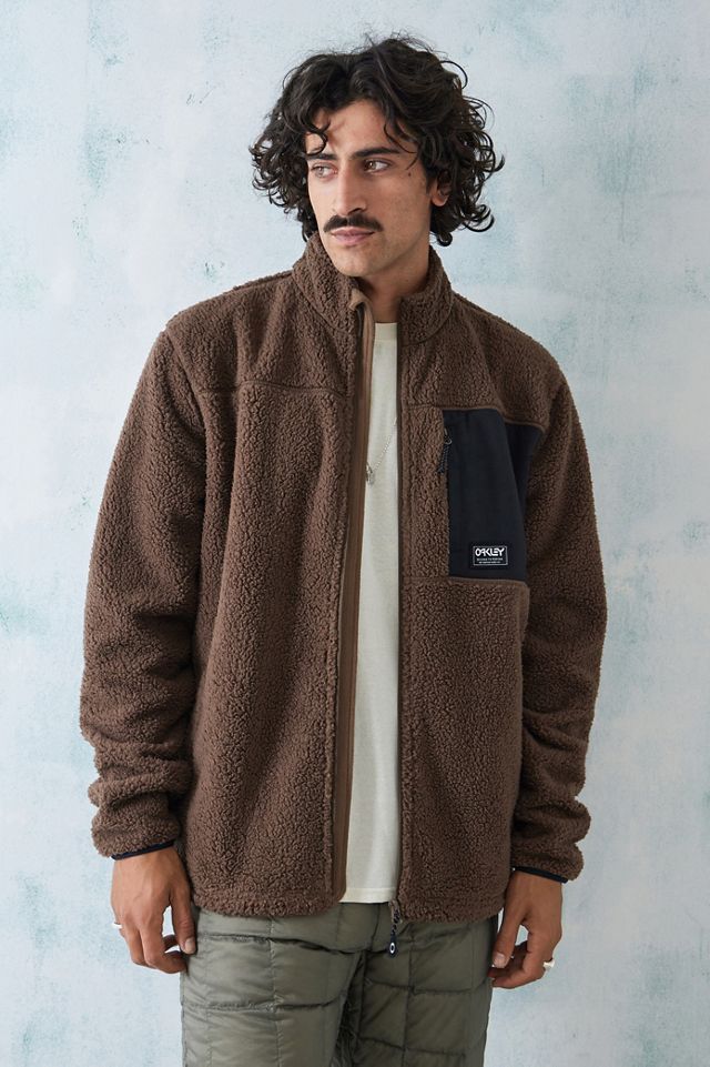 Felpa Oakley Brown Mountain Fire Sherpa  #4