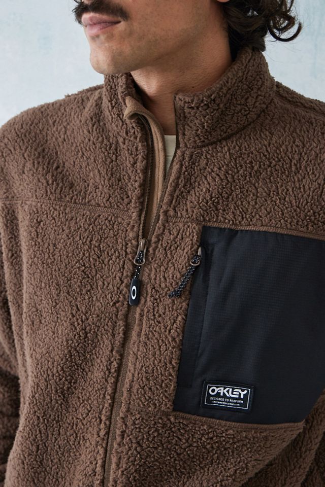 Felpa Oakley Brown Mountain Fire Sherpa  #5