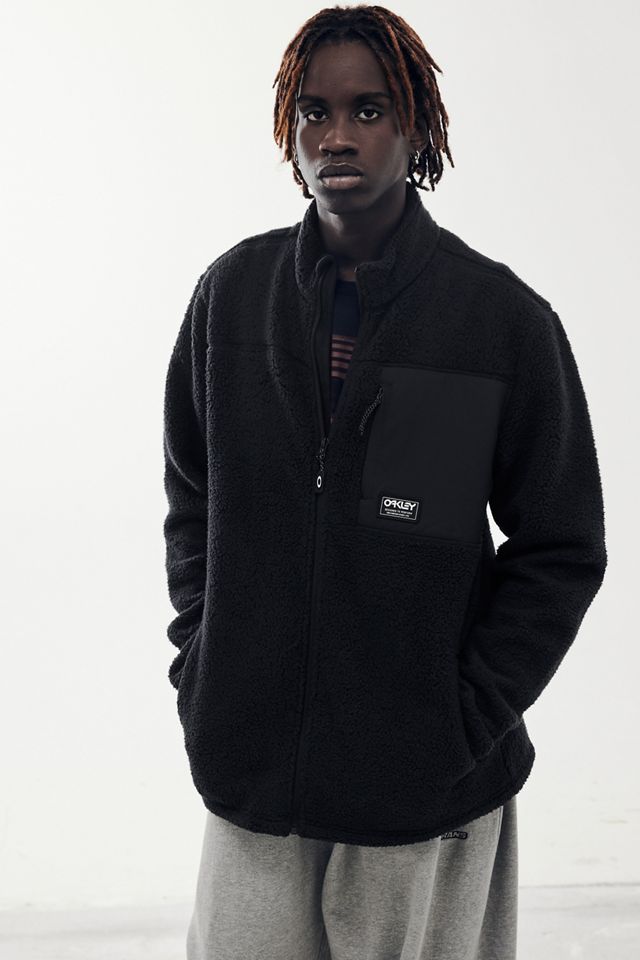 Oakley Black Mountain Fire Sherpa Fleece | Urban Outfitters UK