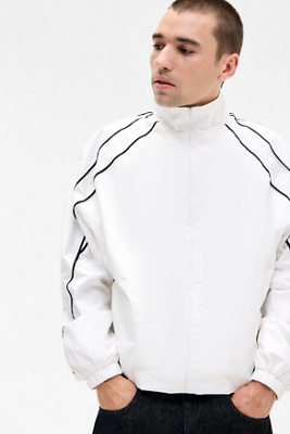 Jaded London White Vapour Track Top Product Page