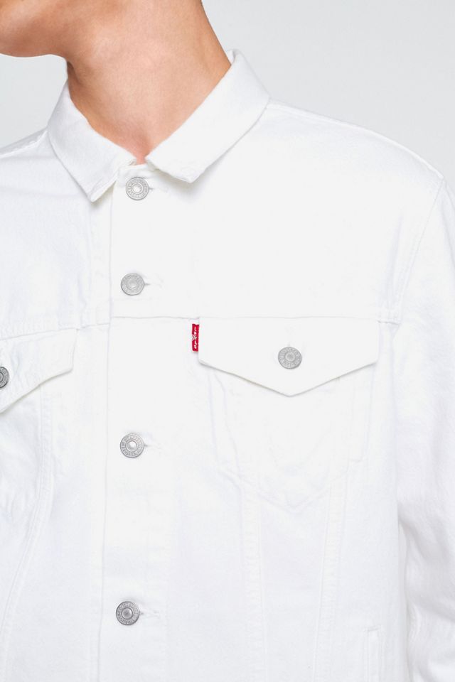 Levi’s Steel White Denim Trucker Jacket #3