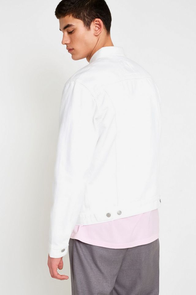 Levi’s Steel White Denim Trucker Jacket #4