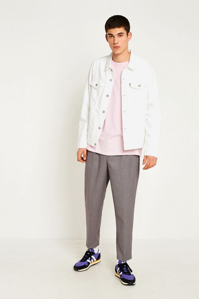 Levi’s Steel White Denim Trucker Jacket #5