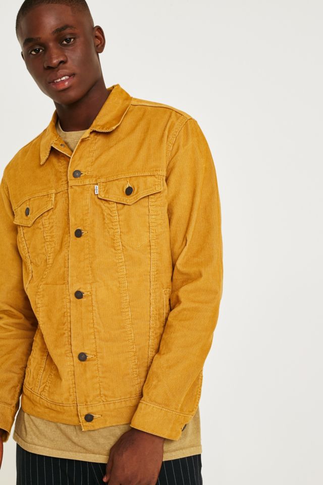 Levi’s Tan Corduroy Trucker Jacket | Urban Outfitters UK