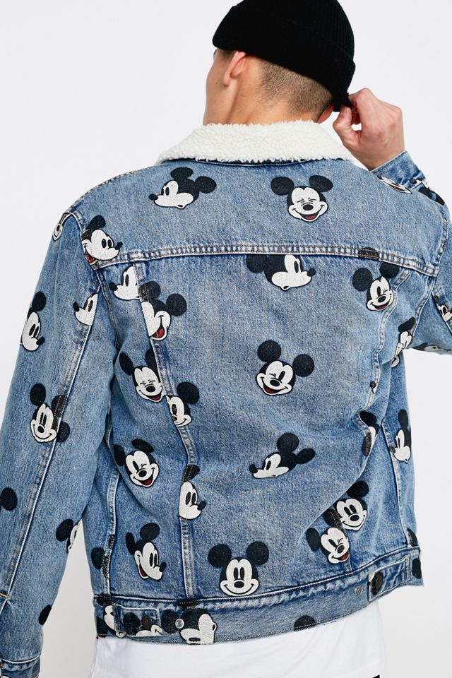 Levi’s Mickey Mouse Allover Print Denim Jacket #2