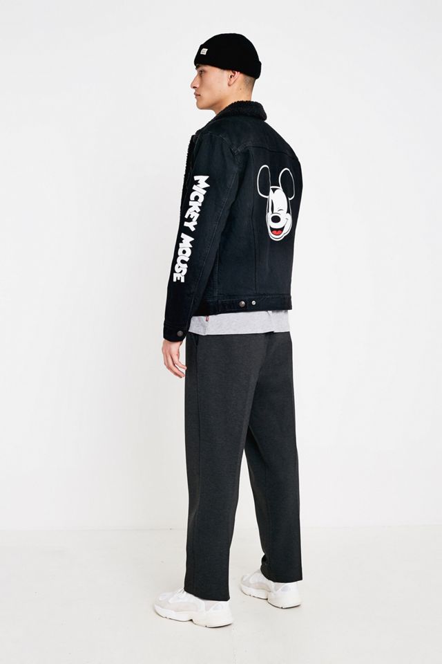 Levi’s Mickey Mouse Black Denim Jacket #1