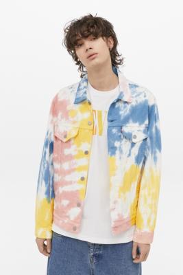 tie dye jean jacket levi