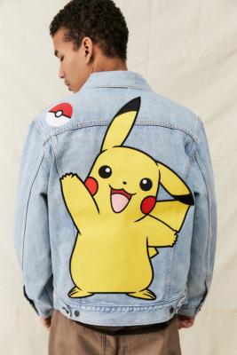 Levi's x Pokémon Stone Blue Vintage Fit Trucker Jacket | Urban Outfitters UK