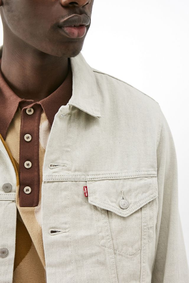 Levi's Leftovers Ecru Vintage Fit Trucker Denim Jacket #2