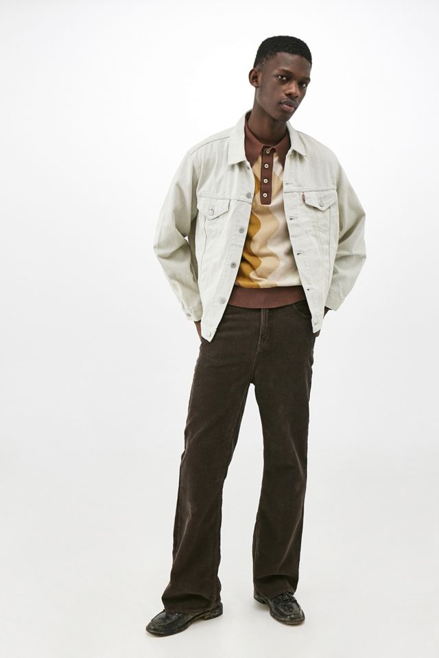 Levi's Leftovers Ecru Vintage Fit Trucker Denim Jacket #3