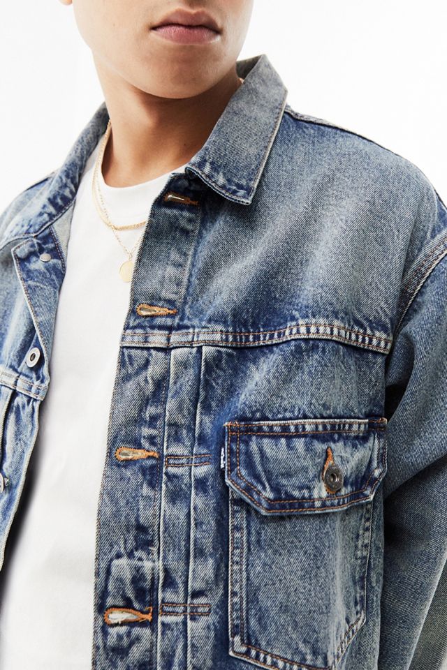 Levi's Made & Crafted Chaqueta de camionero de gran tamaño tipo II #4