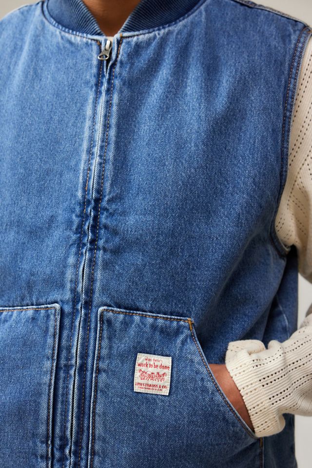 Gilet da Lavoro Sansome Levi's Indaco Medio #2