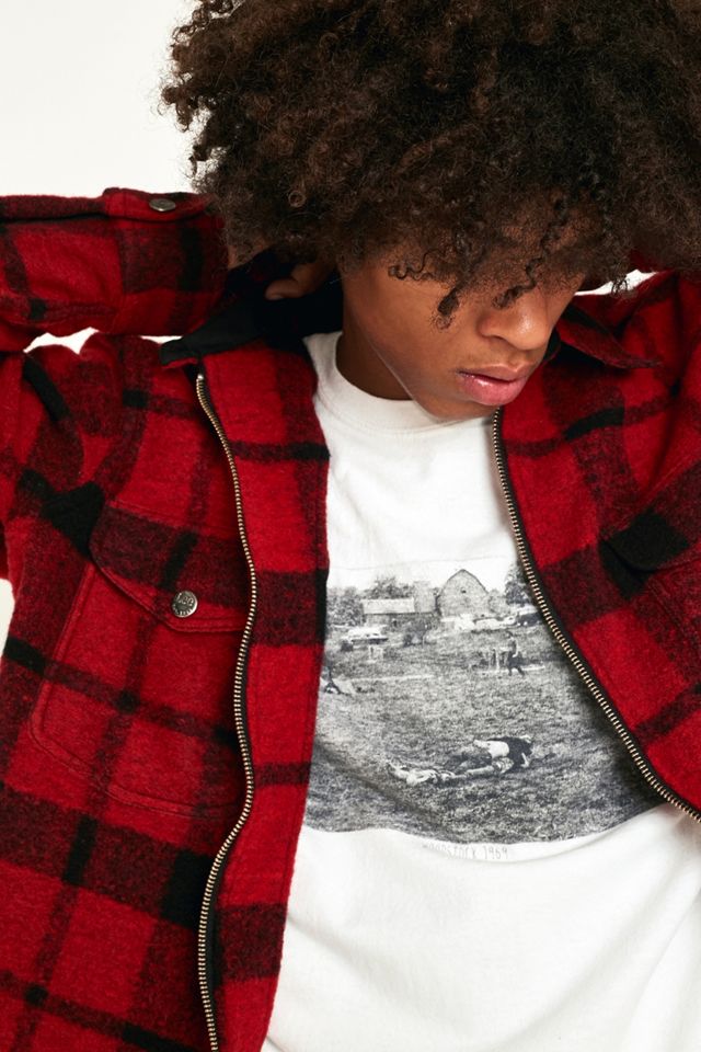 Lee Wool Zip Red Camisa a cuadros #1