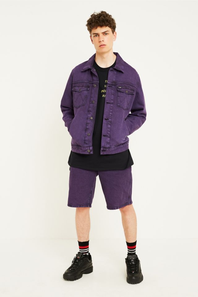 Wrangler purple sale denim jacket