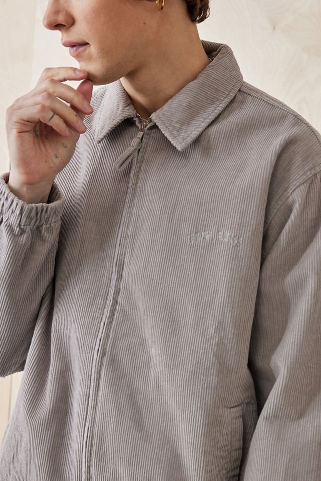 BDG Grey Corduroy Harrington Jacket #1