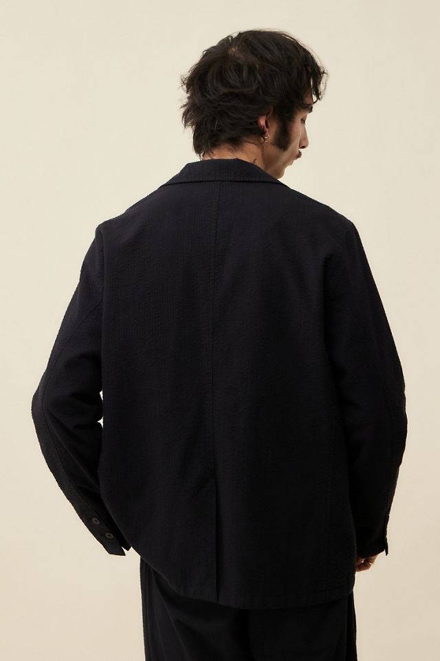 Loom Black Seersucker Jacket #4