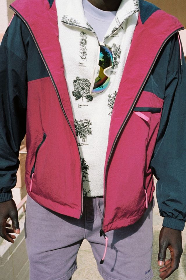 iets frans… – Windjacke im Bahnendesign in Rosa #1