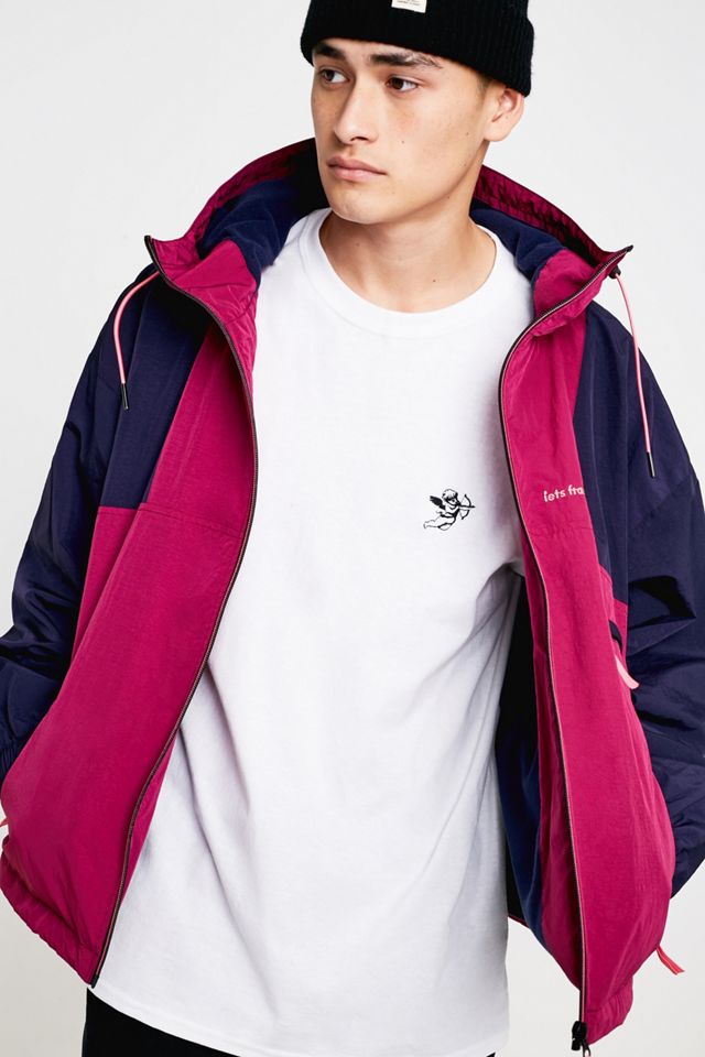 iets frans… – Windjacke im Bahnendesign in Rosa #2