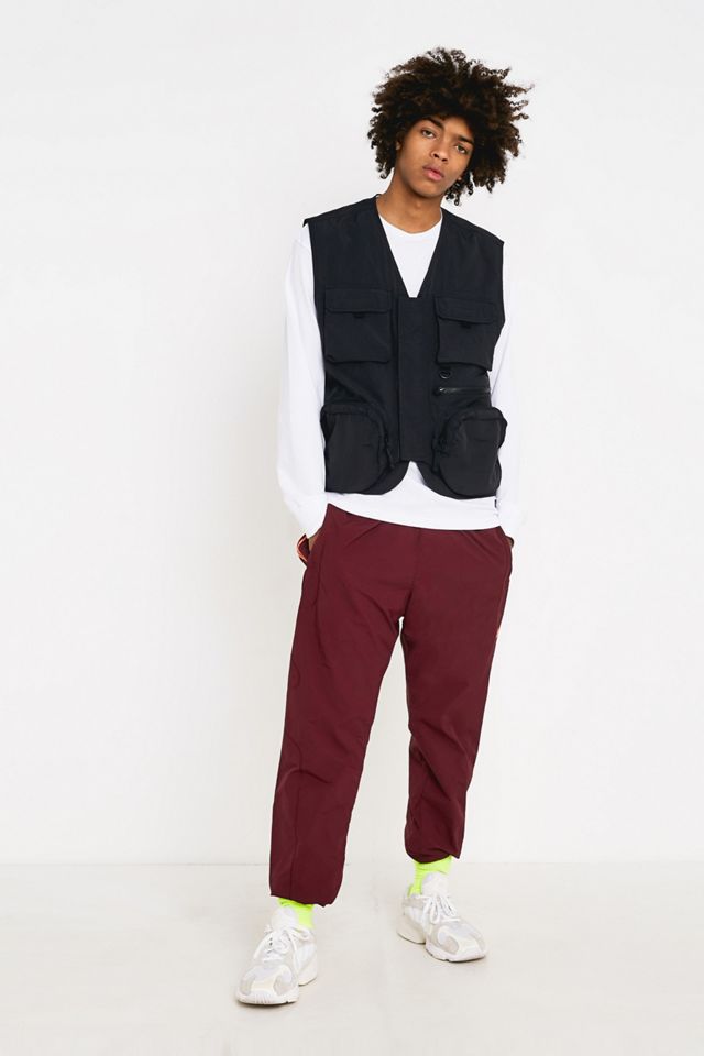 UO Black Nylon Utility Gilet #2