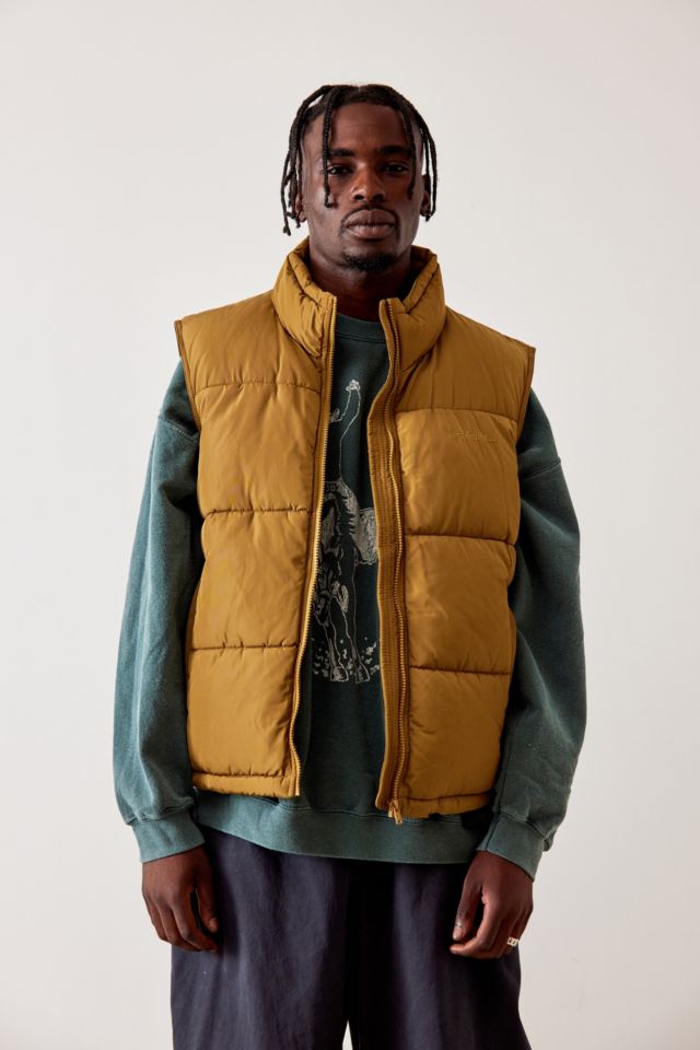 iets frans... Camel Puffer Gilet | Urban Outfitters UK
