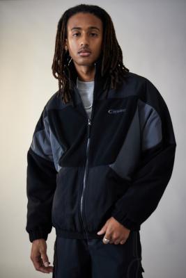 iets frans... Black Retro Fleece Jacket | Urban Outfitters UK